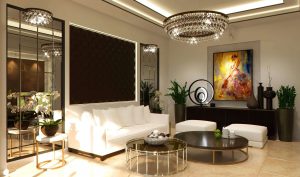 Hình ảnh phối cảnh phòng khách Hưng Phát Green Star